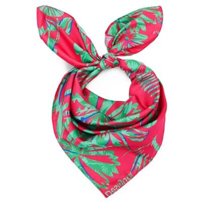 Desigual kvinnors tillbehör tyg fyrkantig foulard, röd, En Storlek Desigual kvinnors tillbehör tyg fyrkantig foulard, röd, En Storlek
