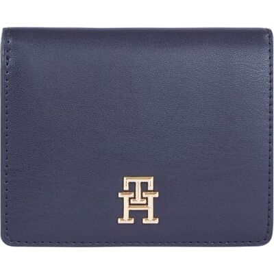 Tommy Hilfiger Dam TH Spring Chic MED dubbelvikt plånbok, rymdblå, en storlek, Rymdblått, One Size Tommy Hilfiger Dam TH Spring Chic MED dubbelvikt plånbok, rymdblå, en storlek, Rymdblått, One Size