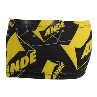 Ande M04003-8590 Sportpannband för män svart/gul, Svart/gul, Taglia unica Ande M04003-8590 Sportpannband för män svart/gul, Svart/gul, Taglia unica