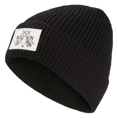 Jack Wolfskin emblem mössa hatt, Svart, one size Jack Wolfskin emblem mössa hatt, Svart, one size