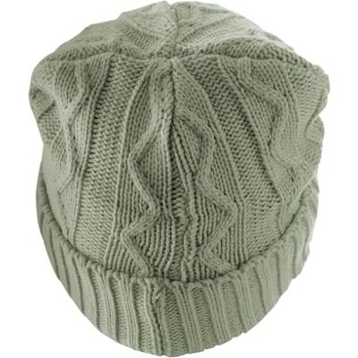 MSTRDS unisex mössa mössa kabelklaff grå En Storlek MSTRDS unisex mössa mössa kabelklaff grå En Storlek