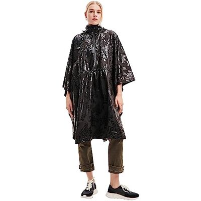 Desigual Damponcho_LOGOMANIA berg, svart, en storlek, svart, En Storlek Desigual Damponcho_LOGOMANIA berg, svart, en storlek, svart, En Storlek