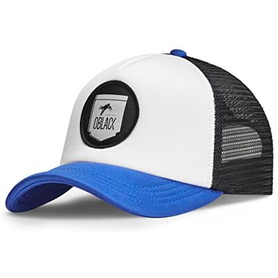 Oblack Trucker Cap herr Classic Basecap dam med mesh Justerbar baseballkeps för män en storlek Cappy män unisex basebollkeps keps män, blå, En Storlek Oblack Trucker Cap herr Classic Basecap dam med mesh Justerbar baseballkeps för män en storlek Cappy män unisex basebollkeps keps män, blå, En Storlek