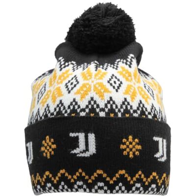 JUVENTUS PONPON Jacquard mössa 52% VI 30% PL 18% PA 133480, Svart, one size JUVENTUS PONPON Jacquard mössa 52% VI 30% PL 18% PA 133480, Svart, one size