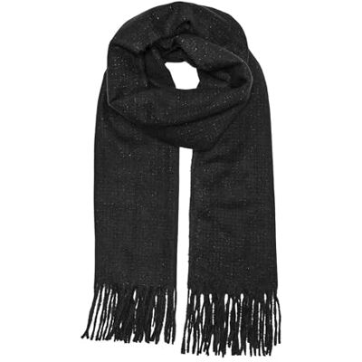 ONLY Onllaura Glitter Scarf Cc, svart, en storlek, svart, Einheitsgröße ONLY Onllaura Glitter Scarf Cc, svart, en storlek, svart, Einheitsgröße