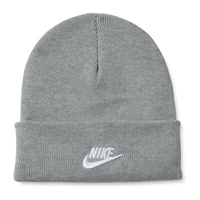 NIKE Huvudkläder U NK Peak Beanie TC FUT F24 L, DK grå ljung/vit, HF0186-063, 1SIZE NIKE Huvudkläder U NK Peak Beanie TC FUT F24 L, DK grå ljung/vit, HF0186-063, 1SIZE