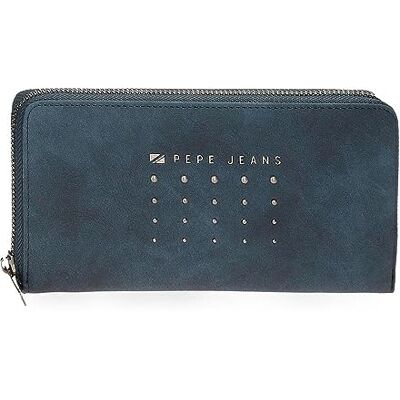 Pepe Jeans Holly Plånbok med korthållare Blå 19,5x10x2 cms Syntetiskt läder, Blå, Talla única, Plånbok med korthållare Pepe Jeans Holly Plånbok med korthållare Blå 19,5x10x2 cms Syntetiskt läder, Blå, Talla única, Plånbok med korthållare