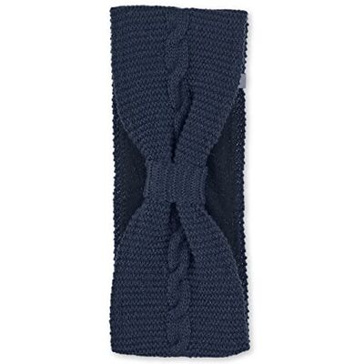 Sterntaler Unisex barn pannband baby pannband stickad rosett, marinblå, 57, marinblå, 57 Sterntaler Unisex barn pannband baby pannband stickad rosett, marinblå, 57, marinblå, 57