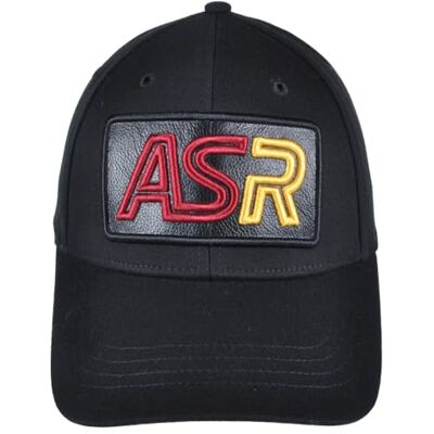 AS Roma 100% CO Rom Broderad Läderapplikation Baseballkeps 163523, Svart, one size AS Roma 100% CO Rom Broderad Läderapplikation Baseballkeps 163523, Svart, one size