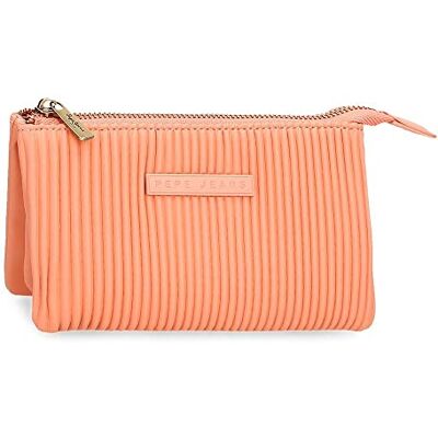 Pepe Jeans Pepe, Orange, Monedero Tres Compartimentos, Trippelmyntväska Pepe Jeans Pepe, Orange, Monedero Tres Compartimentos, Trippelmyntväska