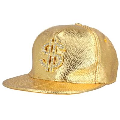 Boland 01480 Money maker hatt, guld, standardstorlek, Guld, one size Boland 01480 Money maker hatt, guld, standardstorlek, Guld, one size