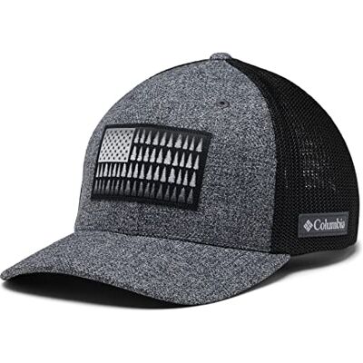 Columbia Unisex Tree Flag Mesh Ball Cap Low, Grill Heather, Large/X-Large Columbia Unisex Tree Flag Mesh Ball Cap Low, Grill Heather, Large/X-Large