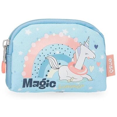 Enso Magic Summer Plånbok Blå 12 x 8 x 2 cm Polyester, Blå, Talla única, myntbörs Enso Magic Summer Plånbok Blå 12 x 8 x 2 cm Polyester, Blå, Talla única, myntbörs