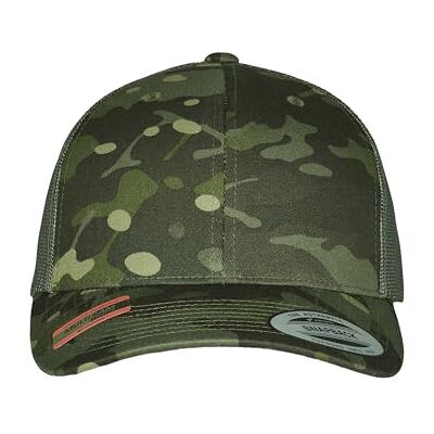 Flexfit Unisex Trucker Multicam Baseball Cap, Flerfärgad (multicam tropic), one size Flexfit Unisex Trucker Multicam Baseball Cap, Flerfärgad (multicam tropic), one size