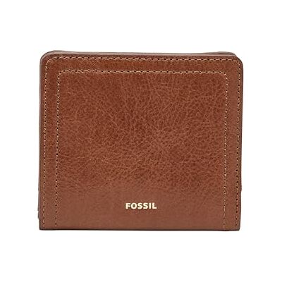 Fossil Logan läder RFID-blockerande dubbelvikt plånbok för kvinnor, Brun en storlek Fossil Logan läder RFID-blockerande dubbelvikt plånbok för kvinnor, Brun en storlek