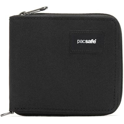 Pacsafe Rfidsafe RFID-blockerande dragkedja runt plånbok, jetsvart, en storlek, Rfidsafe RFID-blockerande dragkedja runt plånbok Pacsafe Rfidsafe RFID-blockerande dragkedja runt plånbok, jetsvart, en storlek, Rfidsafe RFID-blockerande dragkedja runt plånbok