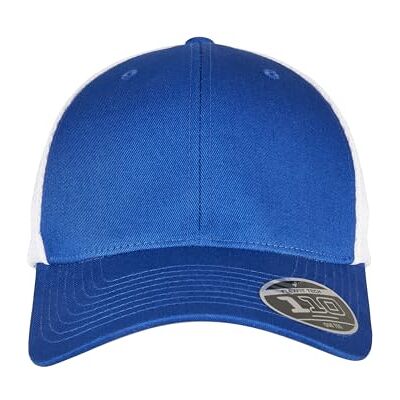 Flexfit Unisex basebollkeps, Kungs/vit, En Storlek Flexfit Unisex basebollkeps, Kungs/vit, En Storlek