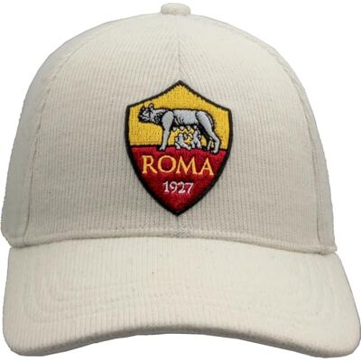 AS Roma IMMA Crest Woven huvudbonad Vit AS Roma IMMA Crest Woven huvudbonad Vit