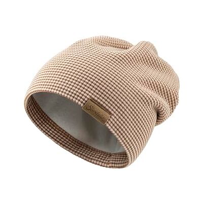 Sterntaler Beanie med randig – unisex barnmössa av mjuk mikrofiber, rost, 45 Sterntaler Beanie med randig – unisex barnmössa av mjuk mikrofiber, rost, 45