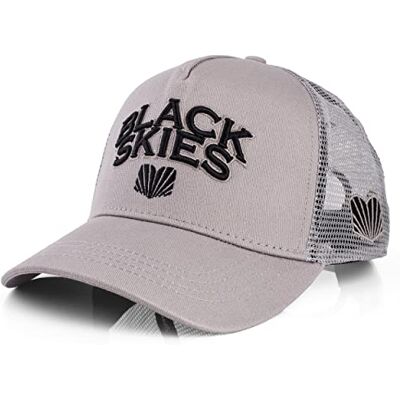 Blackskies ® Team Baseball Cap Herrar kvinnor paraply premium snapback truckerkeps keps, GRÅ, En Storlek Blackskies ® Team Baseball Cap Herrar kvinnor paraply premium snapback truckerkeps keps, GRÅ, En Storlek