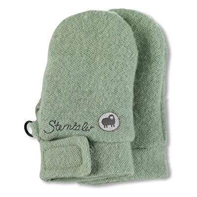 Sterntaler Unisex baby näve ren ull vantar, Grön, 2 Sterntaler Unisex baby näve ren ull vantar, Grön, 2
