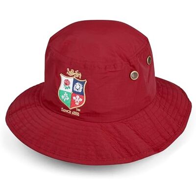 Canterbury unisex vuxen brittisk och irländsk lejon brett brätte hatt, röd dahlia, ONESZ Canterbury unisex vuxen brittisk och irländsk lejon brett brätte hatt, röd dahlia, ONESZ