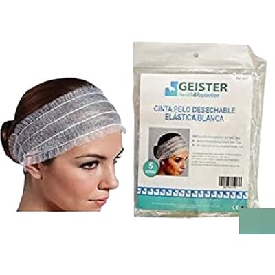 Sodico 00700 Hårband Engångshår Elastic Vit 5 enheter Sodico 00700 Hårband Engångshår Elastic Vit 5 enheter