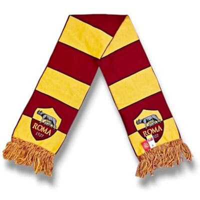 AS Roma OFFICIELL SCHARP RÖR HD RANDIG BRED, GULL-Röd AS Roma OFFICIELL SCHARP RÖR HD RANDIG BRED, GULL-Röd