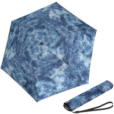 Knirps US.050 Ultralätt, smalt, manuellt paraply för öppning, stängning, vindtätt, reseparaply, 90 cm diameter, med bärväska, Paisley Knirps US.050 Ultralätt, smalt, manuellt paraply för öppning, stängning, vindtätt, reseparaply, 90 cm diameter, med bärväska, Paisley