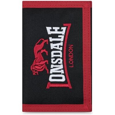 Lonsdale Unisex Higham plånbok, svart/röd, svart/röd, Einheitsgröße Lonsdale Unisex Higham plånbok, svart/röd, svart/röd, Einheitsgröße