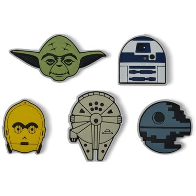 Crocs Unisex Star Wars 5-pack skoberlocker, flerfärgad, en storlek, flerfärgad, En Storlek Crocs Unisex Star Wars 5-pack skoberlocker, flerfärgad, en storlek, flerfärgad, En Storlek
