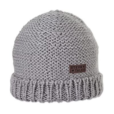 Sterntaler Unisex barn stickad mössa kuvert mössa, Silvermelerad, 51 Sterntaler Unisex barn stickad mössa kuvert mössa, Silvermelerad, 51