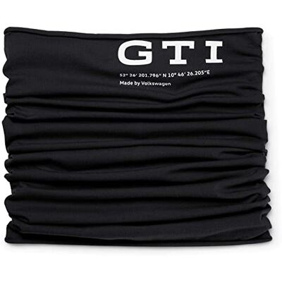 Volkswagen 5HV084303A 041 multifunktionsduk GTI Halsduk Allrounder Loop huvudduk slanglingshalsduk halsduk, svart Volkswagen 5HV084303A 041 multifunktionsduk GTI Halsduk Allrounder Loop huvudduk slanglingshalsduk halsduk, svart