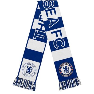 Icon Sports Ikon sport randig lagscarf, Chelsea Fc, one size Icon Sports Ikon sport randig lagscarf, Chelsea Fc, one size