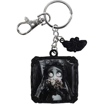 SD toys Blomma bruden lik nyckelring i metall (Corpse Bride), Silver, S, Vintage SD toys Blomma bruden lik nyckelring i metall (Corpse Bride), Silver, S, Vintage