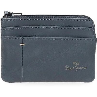 Pepe Jeans Staple Plånbok Blå 11x7x1,5 cms Läder, Blå, Talla única, myntbörs Pepe Jeans Staple Plånbok Blå 11x7x1,5 cms Läder, Blå, Talla única, myntbörs