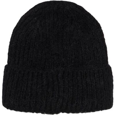 VERO MODA Bestseller A/S Dam VMULLIE Beanie NOOS hatt, svart, en storlek, Schwarz, En Storlek VERO MODA Bestseller A/S Dam VMULLIE Beanie NOOS hatt, svart, en storlek, Schwarz, En Storlek