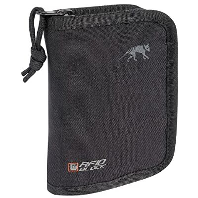 Tasmanian Tiger TT Wallet RFID B TÜV-Testad Plånbok Med Lässkydd, NFC Läsesäker Kreditkortsväska, Svart Tasmanian Tiger TT Wallet RFID B TÜV-Testad Plånbok Med Lässkydd, NFC Läsesäker Kreditkortsväska, Svart
