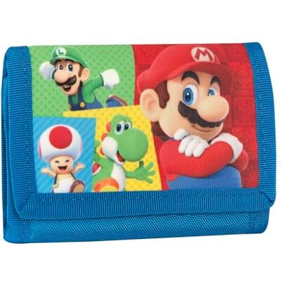 Franco Cosimo Panini Super Mario Plånbok, Blå/Röd, 13 x 8,5 cm Franco Cosimo Panini Super Mario Plånbok, Blå/Röd, 13 x 8,5 cm