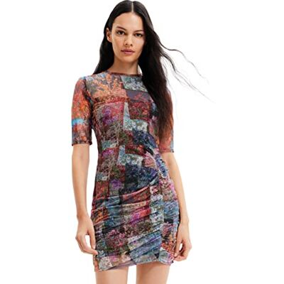 Desigual Dam casual klänning, Materialfinish, XL Desigual Dam casual klänning, Materialfinish, XL