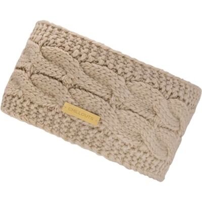 CHILLOUTS Yoko Pannband, Beige, En Storlek CHILLOUTS Yoko Pannband, Beige, En Storlek