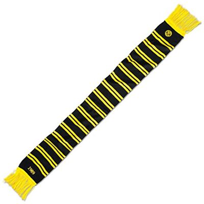 Dortmund BVB herr halsduk med ringränder, svart/gul, one size, 2466645 Dortmund BVB herr halsduk med ringränder, svart/gul, one size, 2466645