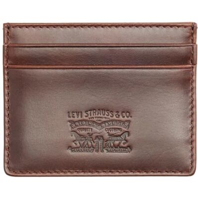 Levi's Herr Brun, Damen Läder Kort Fodral Plånböcker, Seal, OS Levi's Herr Brun, Damen Läder Kort Fodral Plånböcker, Seal, OS