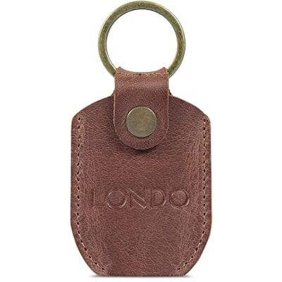 Londo Äkta läderfodral med nyckelring för Trezor One Bitcoin plånbok unisex, brun, OTTO281 Londo Äkta läderfodral med nyckelring för Trezor One Bitcoin plånbok unisex, brun, OTTO281
