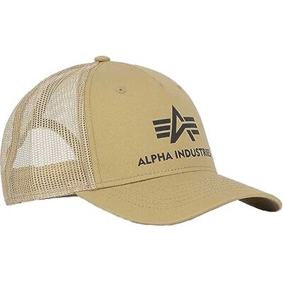 Alpha Industries Basic Truckerkeps för män Sand Alpha Industries Basic Truckerkeps för män Sand