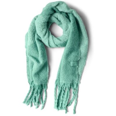 Cecil B572651 Cozy Jacquard Scarf, aventurin grön, A, Aventurin Green, A Cecil B572651 Cozy Jacquard Scarf, aventurin grön, A, Aventurin Green, A
