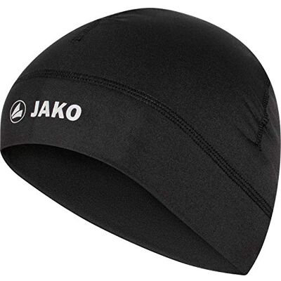JAKO Unisex funktionell mössa Run svart Junior JAKO Unisex funktionell mössa Run svart Junior