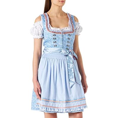 Stockerpoint Dam Dirndl ESMA klänning för speciella tillfällen, Ljusblå, 38 Stockerpoint Dam Dirndl ESMA klänning för speciella tillfällen, Ljusblå, 38