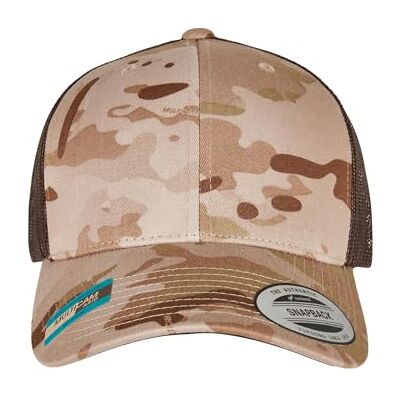 Flexfit Urban Classics Unisex 6606MC-retro trucker multicam baseballkeps, arid/brun, en storlek, arid/brun, one size Flexfit Urban Classics Unisex 6606MC-retro trucker multicam baseballkeps, arid/brun, en storlek, arid/brun, one size
