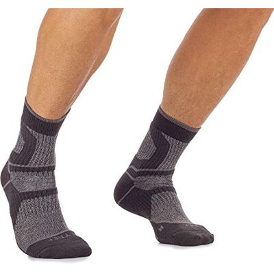 MICO KURZE SOCKOR TREKKING av tex + glasfiber, 100 % tillverkad i Italien, unisex, medelvikt, för män och kvinnor, i grå färg MICO KURZE SOCKOR TREKKING av tex + glasfiber, 100 % tillverkad i Italien, unisex, medelvikt, för män och kvinnor, i grå färg